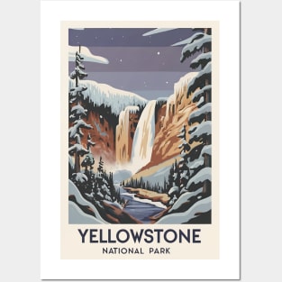 Yellowstone National Park Vintage Poster Posters and Art